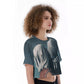 Magritte The lovers - Crop top