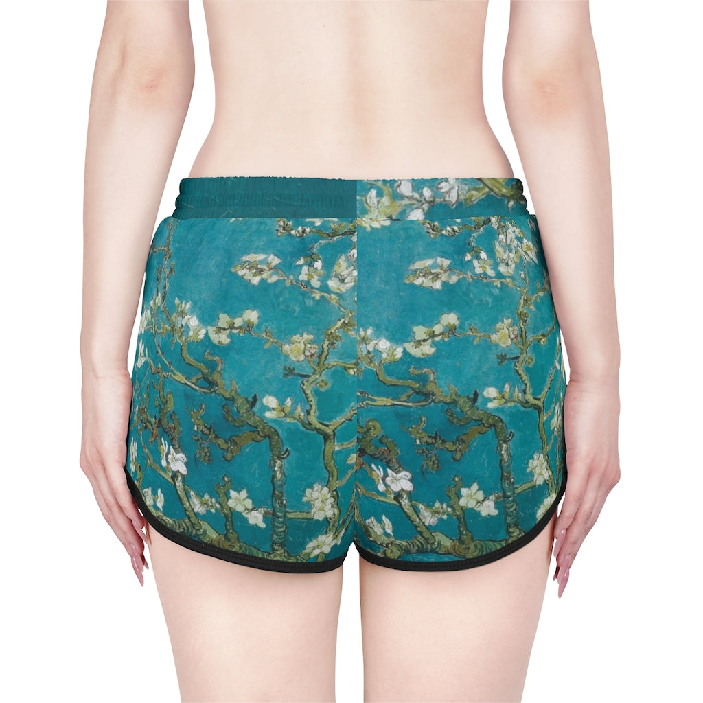 Van Gogh Almond Blossoms - women shorts