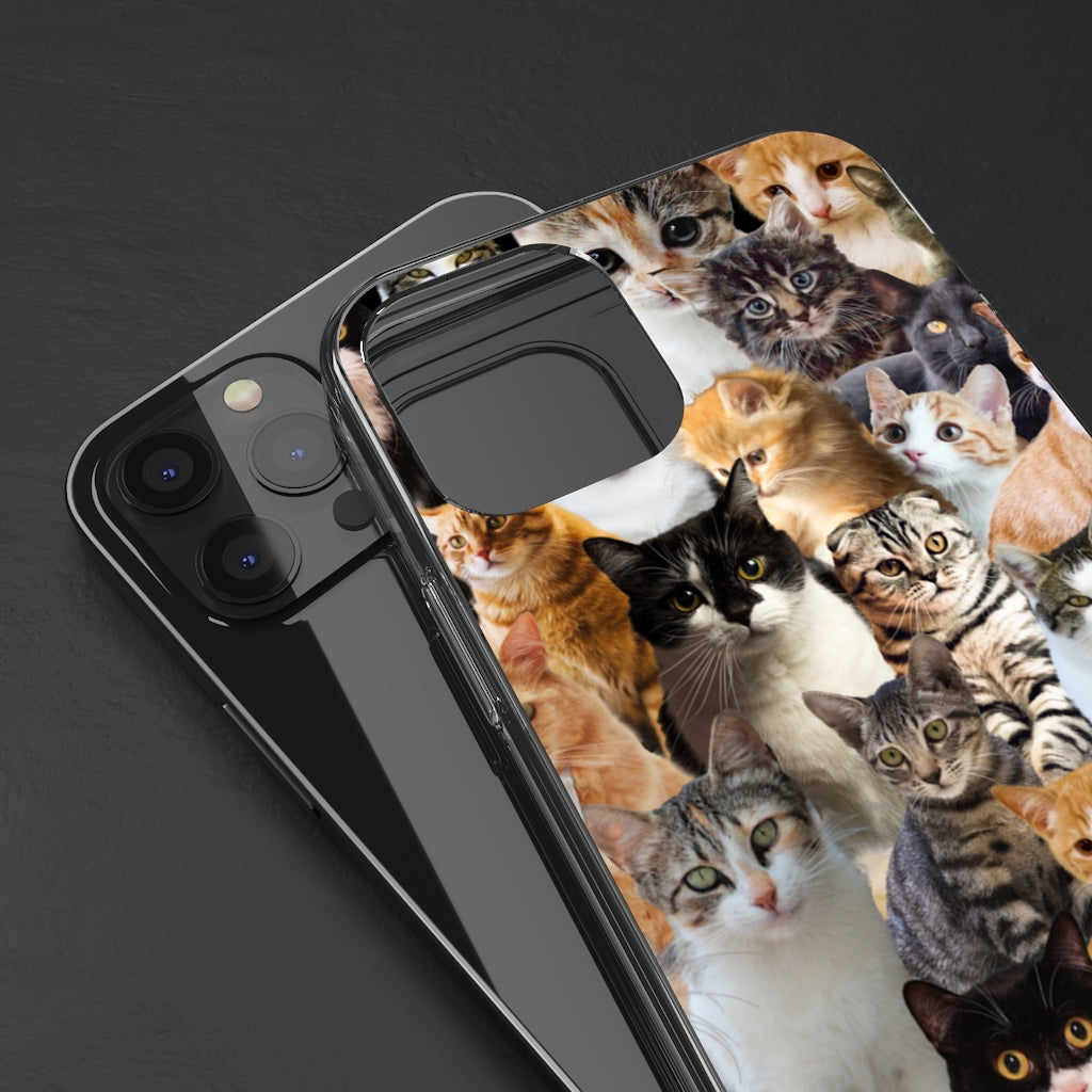 Cat lover Phone Case - Aesthetic Cat Iphone case - Samsung Case - Cat mom tumblr Phone Case - Scratch Resistant Case Cat lover gift