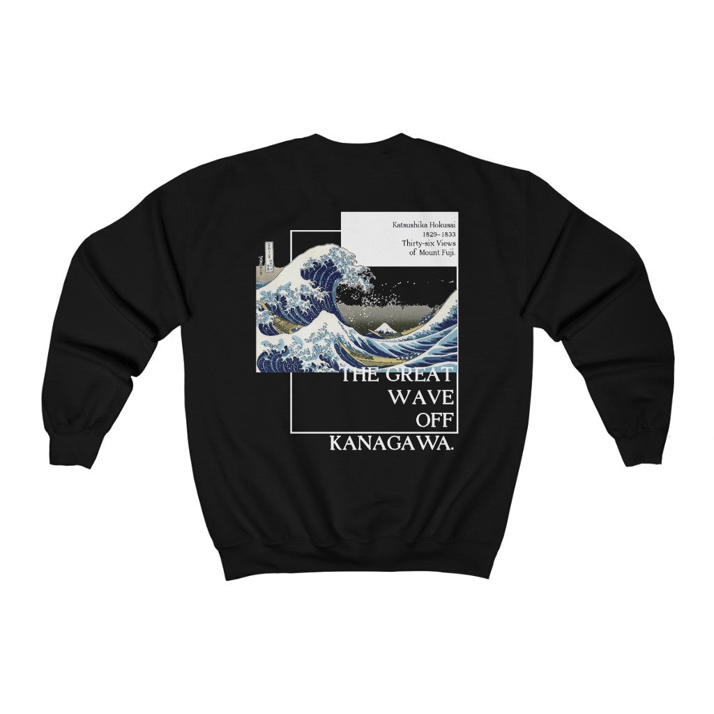 Hokusai hotsell wave sweatshirt