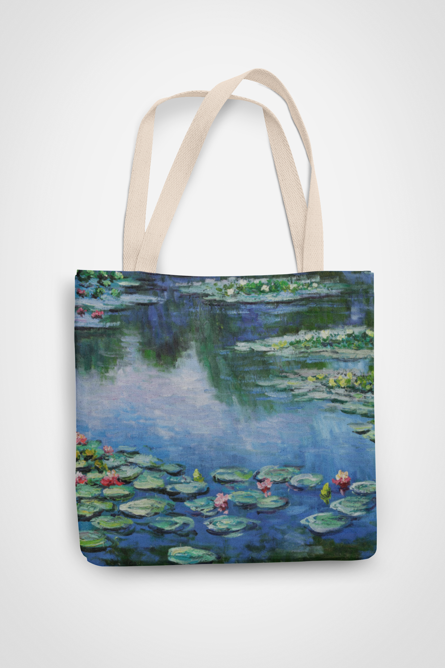 Monet Water Liles - All over tote bag