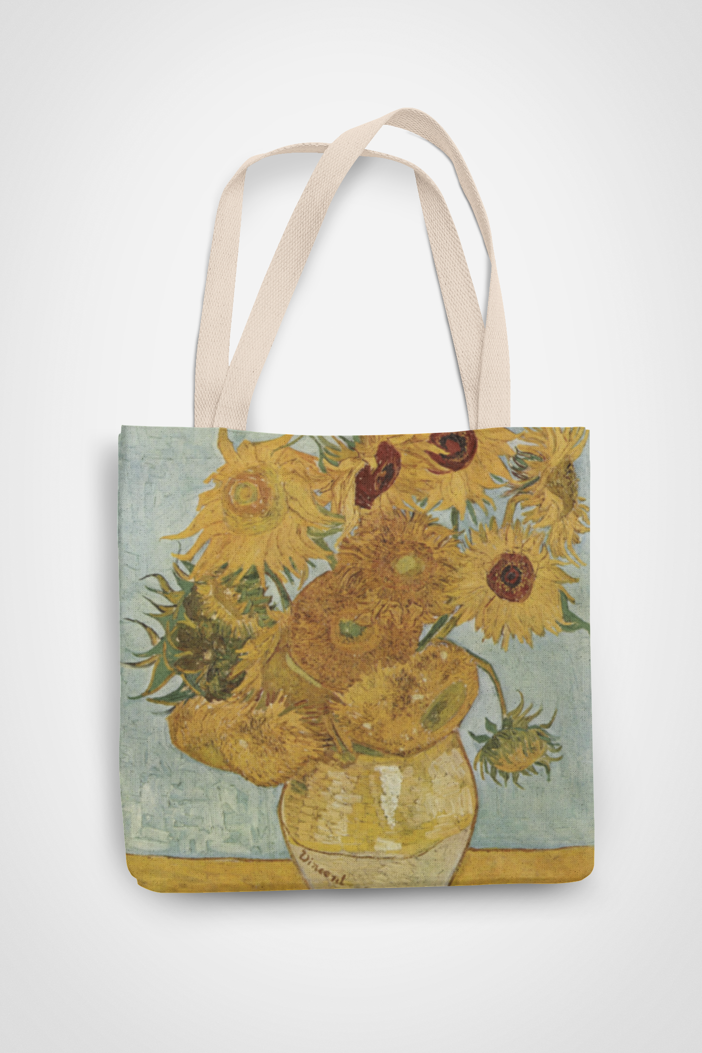 Van gogh Sunflowers - All over tote bag